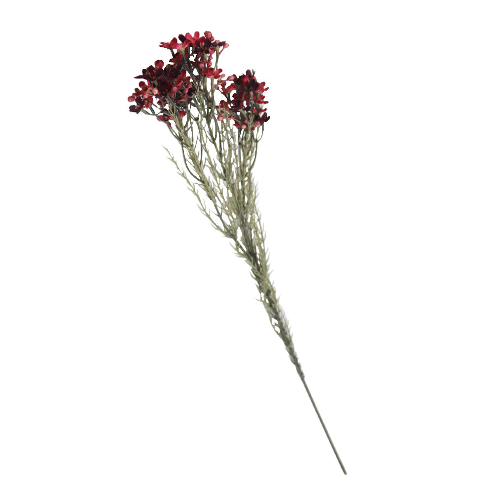 造花 フェイクグリーン 飾り付け インテリア ディスプレイ 秋・冬 カラー:レッドブラック 商品サイズ:約10x10x80cm