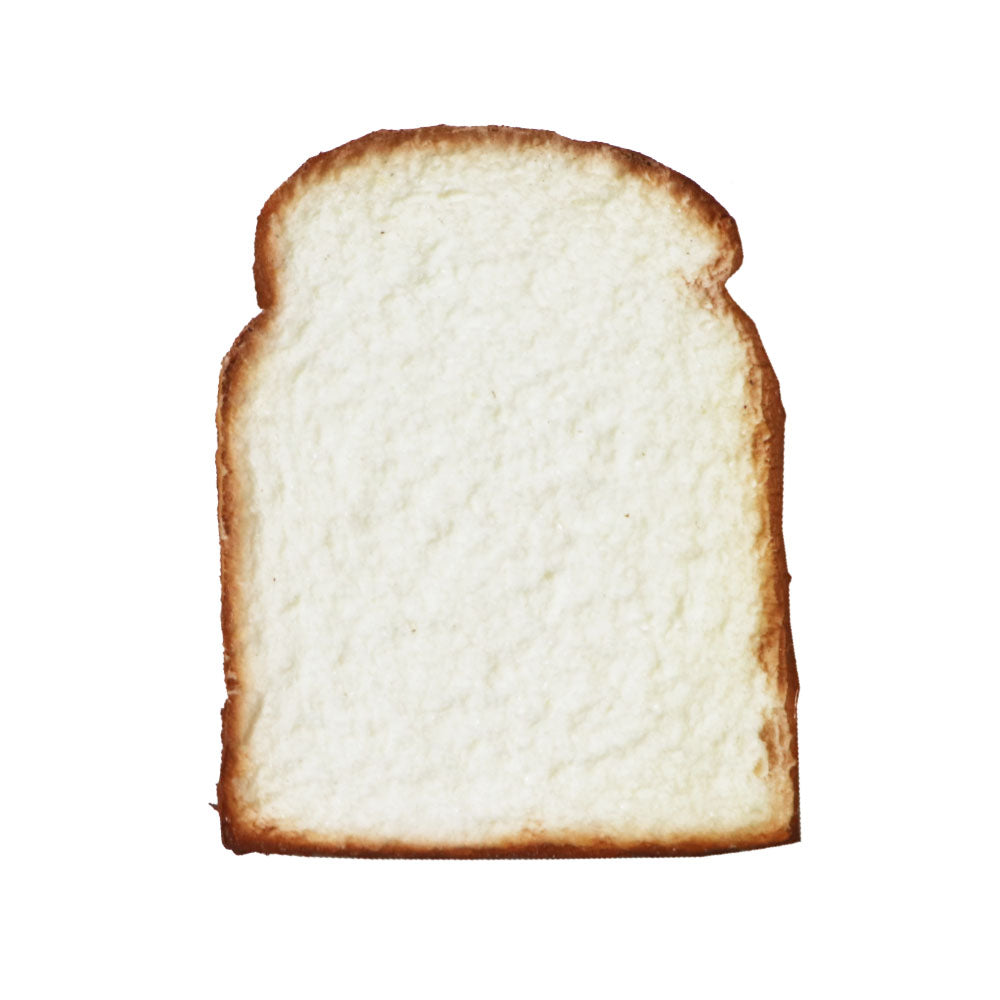 食パン模型 トースト パン お菓子模型 食品サンプル 食品模型 ディスプレイ 1枚 カラー:ホワイト