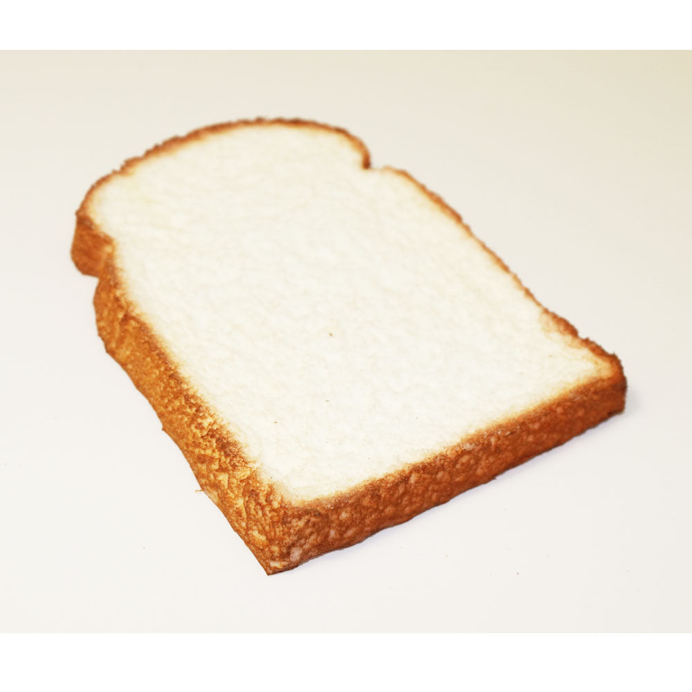 食パン模型 トースト パン お菓子模型 食品サンプル 食品模型 ディスプレイ 1枚 カラー:ホワイト