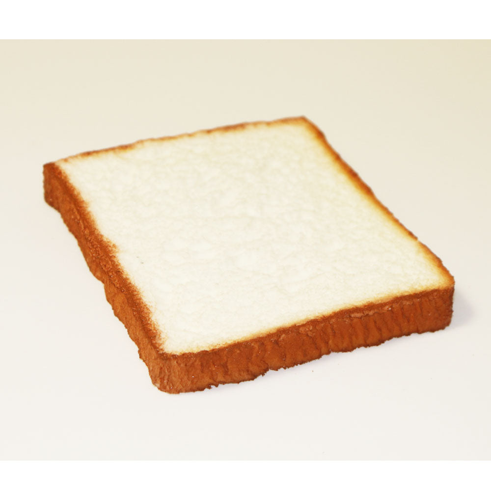 食パン模型 トースト パン お菓子模型 食品サンプル 食品模型 ディスプレイ 1枚 カラー:ホワイト四角形