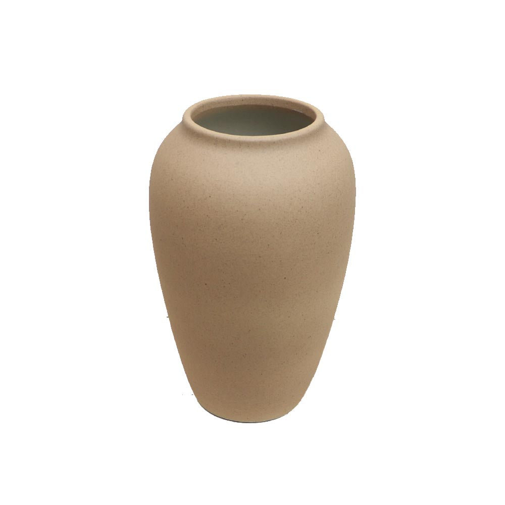 花瓶 大きめ フラワーベース 陶器 おしゃれ モダン 北欧風 インテリア シンプル リビング 玄関装飾用 壺 製品サイズ:約16x16x26cm