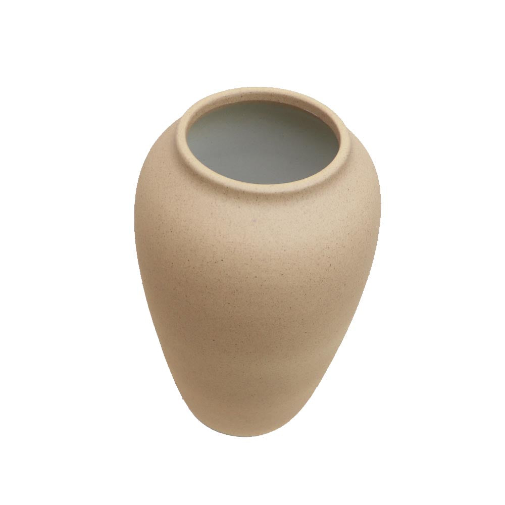 花瓶 大きめ フラワーベース 陶器 おしゃれ モダン 北欧風 インテリア シンプル リビング 玄関装飾用 壺 製品サイズ:約16x16x26cm