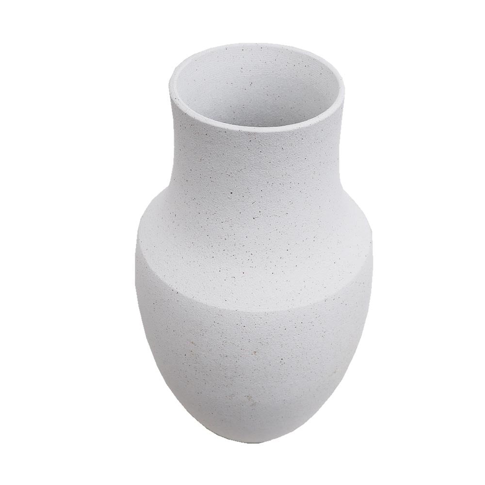 花瓶 大きめ フラワーベース 陶器 おしゃれ モダン 北欧風 インテリア シンプル リビング 玄関装飾用 壺 製品サイズ:約16x16x30cm