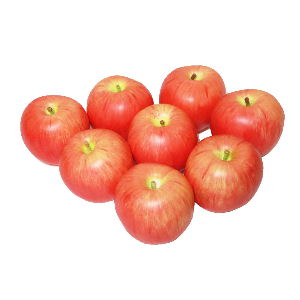 りんご (紅UP) 本物そっくりな模型 8個セット 食品サンプル 果物模型 大きさ:約7cm(直径)1個の重量100g 加重タイプ