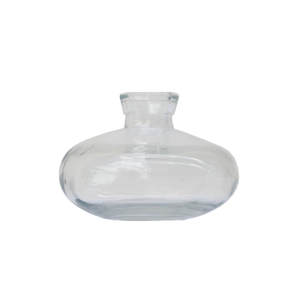 小さなガラス花瓶 フラワーベース ガラス おしゃれ インテリア カラー:クリア 高さ6cm