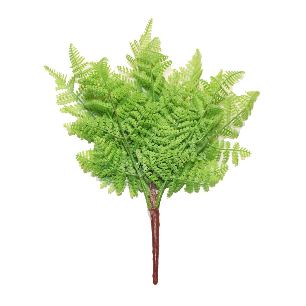 フェイクグリーン シダ(ミニ) 造花 飾り付け インテリア ディスプレイ カラー:ホワイトグリーン 商品サイズ:長さ約35cm