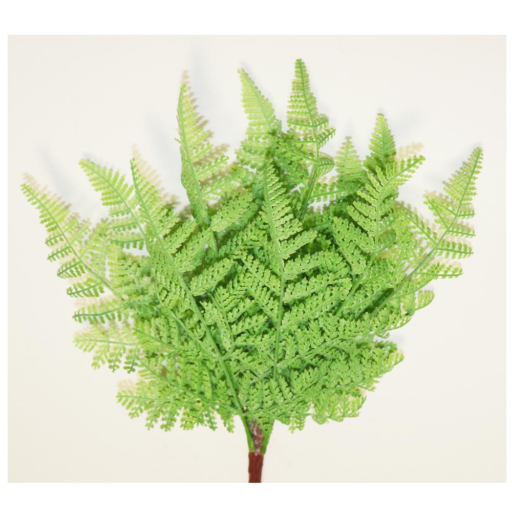フェイクグリーン シダ(ミニ) 造花 飾り付け インテリア ディスプレイ カラー:ホワイトグリーン 商品サイズ:長さ約35cm