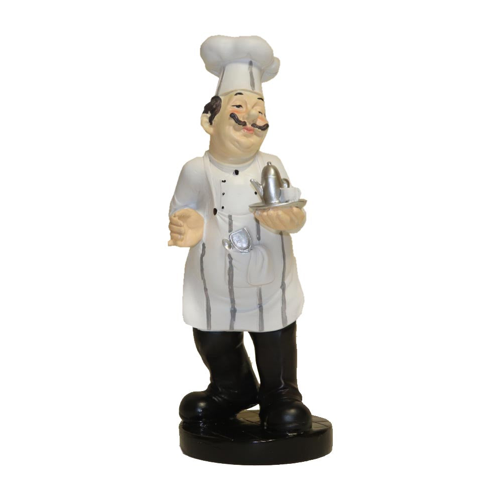 コックさん 樹脂フィギュア シェフ オブジェ 店舗 ディスプレイ用 レストラン カフェ 装飾 インテリア 飲食店 ティータイム