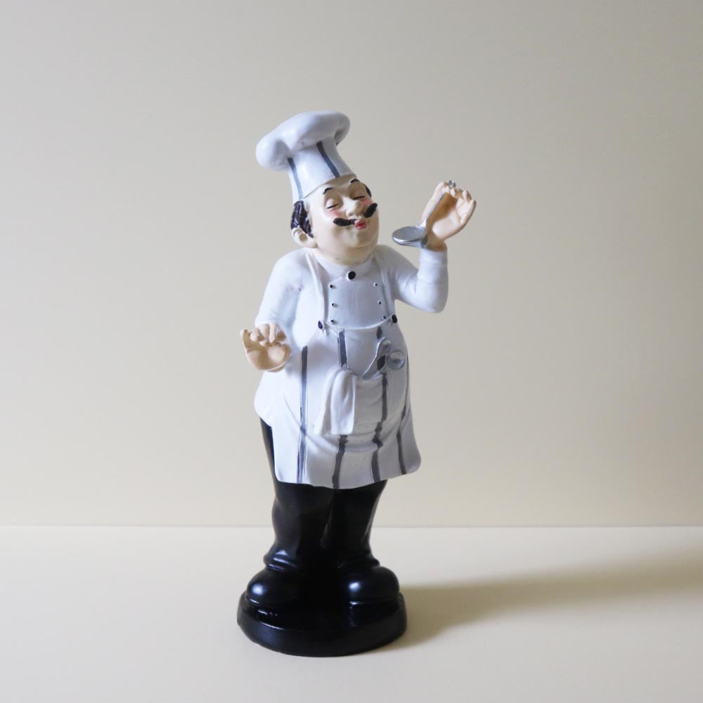 コックさん 樹脂フィギュア シェフ オブジェ 店舗 ディスプレイ用 レストラン カフェ 装飾 インテリア 飲食店 テイスティング