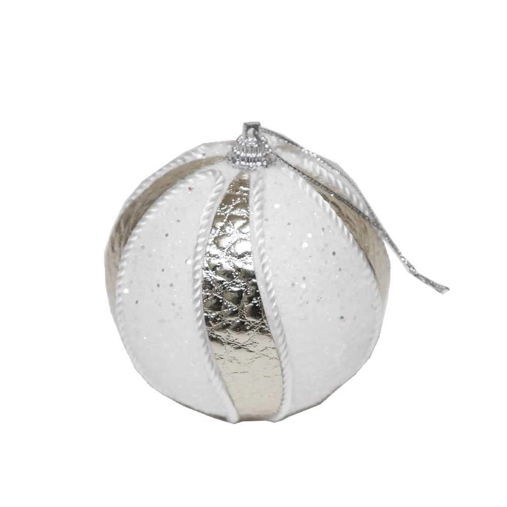 クリスマスボール オーナメント クリスマスツリー 飾り付け ディスプレイ カラー:ホワイト 1個