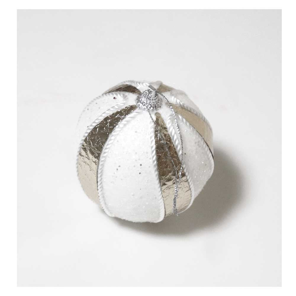 クリスマスボール オーナメント クリスマスツリー 飾り付け ディスプレイ カラー:ホワイト 1個