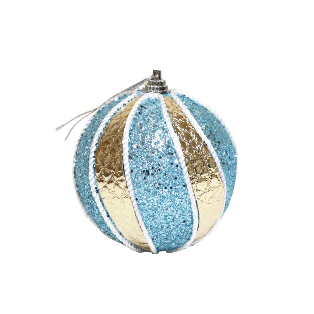 クリスマスボール オーナメント クリスマスツリー 飾り付け ディスプレイ カラー:ブルー 1個