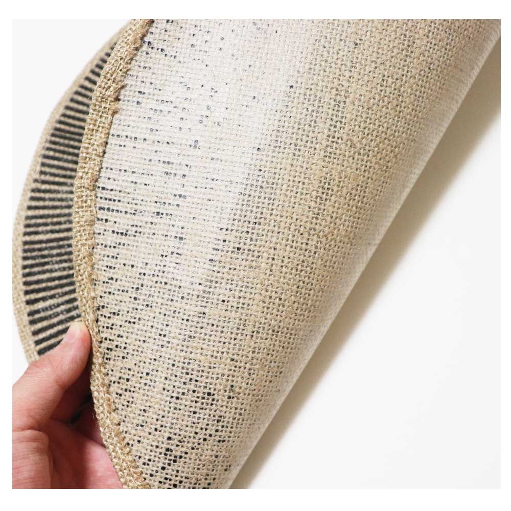 麻製 ランチョンマット プレースマット 北欧 ナチュラル 洗える テーブルコーディネート テーブルマット おしゃれ 円形