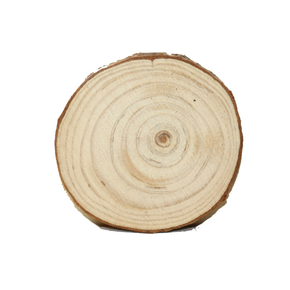 ウッド・木片コースター 丸形 小 4個セット ディスプレイ 飾りつけ デコレーション ドライフラワー 素材 1枚あたりの大きさ:約7x7x1cm