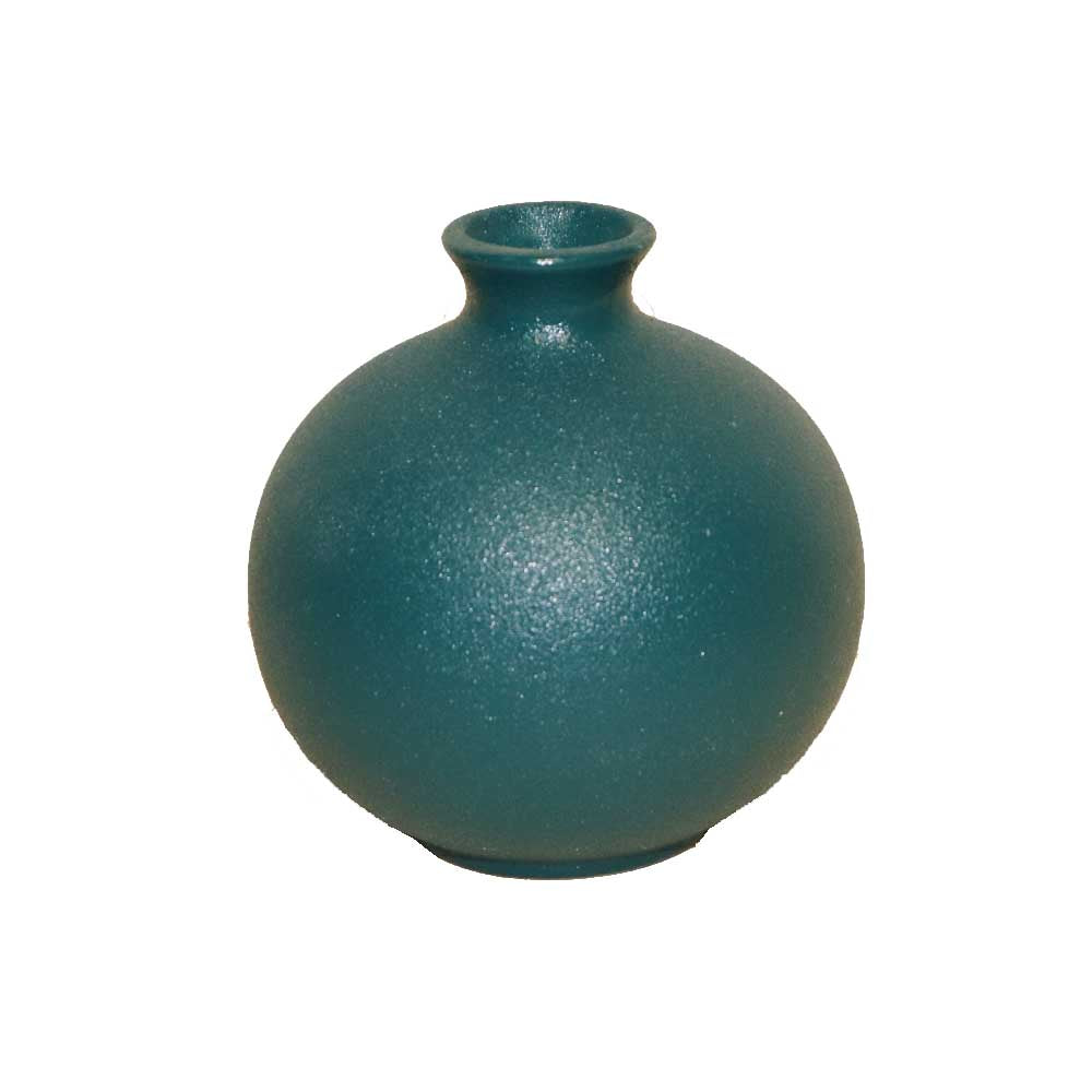 花瓶 フラワーベース 一輪挿し 陶器 シンプル 鉢植え カラー:グリーン2