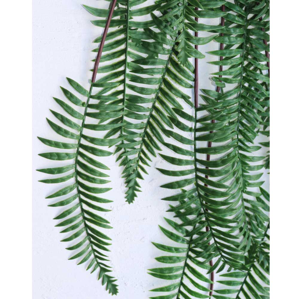 フェイクグリーン シダ系観葉植物(下垂タイプB) 造花 飾り付け インテリア ディスプレイ 商品サイズ:長さ約120cm