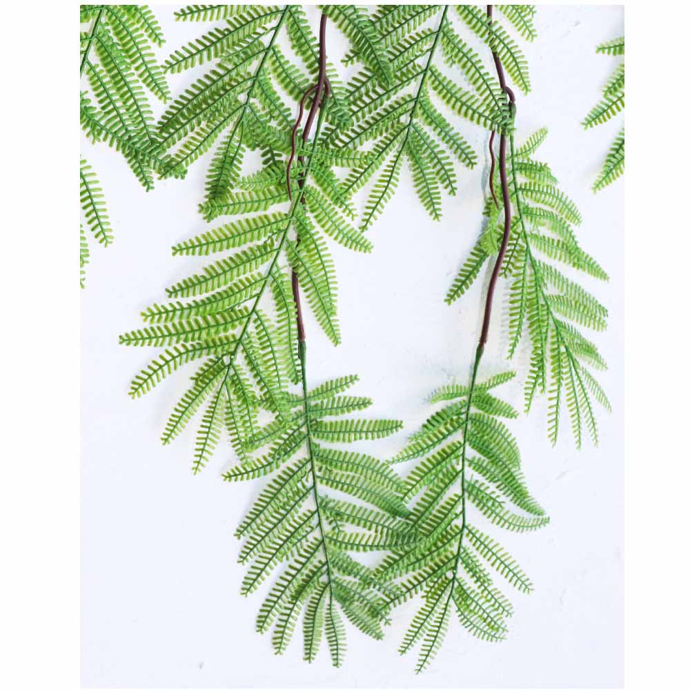 フェイクグリーン シダ系観葉植物(下垂タイプA) 造花 飾り付け インテリア ディスプレイ 商品サイズ:長さ約110cm
