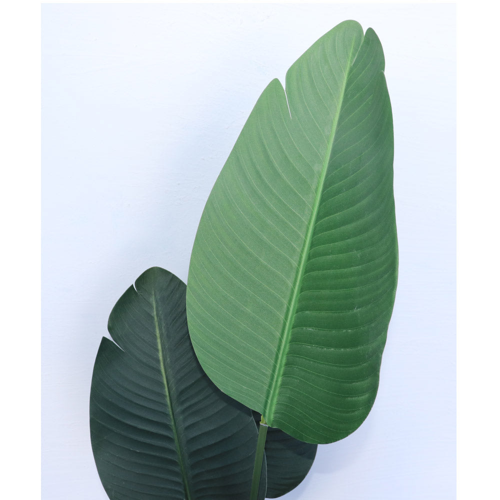 フェイクグリーン バナナ系・タビビトノキ((タイプA) 鉢植え付き・造花 飾り付け インテリア ディスプレイ 商品サイズ:高さ約127cm