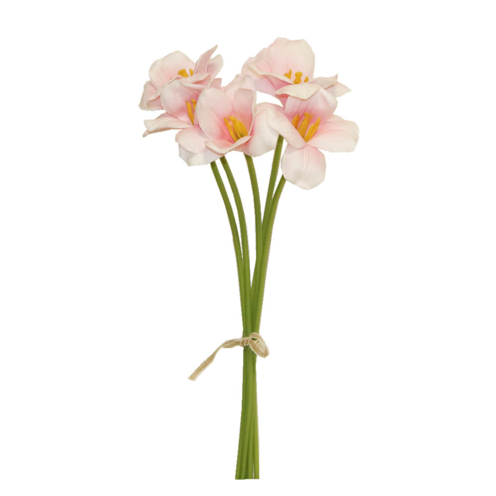 チューリップ 造花 ピンク 5本セット 飾り付け インテリア ディスプレイ 商品サイズ:長さ約47cm