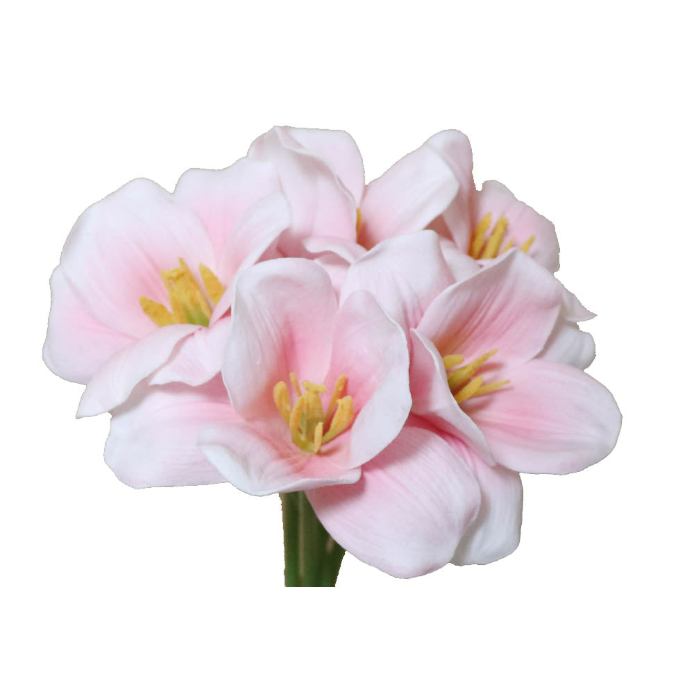 チューリップ 造花 ピンク 5本セット 飾り付け インテリア ディスプレイ 商品サイズ:長さ約47cm