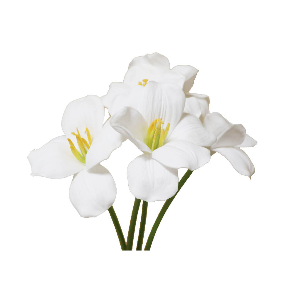 チューリップ 造花 ホワイト 5本セット 飾り付け インテリア ディスプレイ 商品サイズ:長さ約47cm