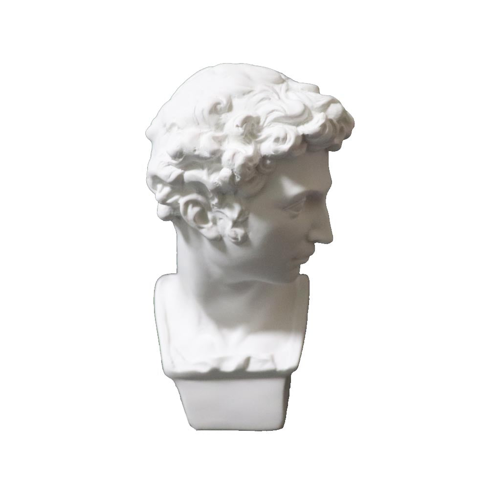 石膏風レプリカ像 1体 ディスプレイ模型 インテリア小物 サイズ:大 大きさ:約8x15x8cm(高さ15cm)