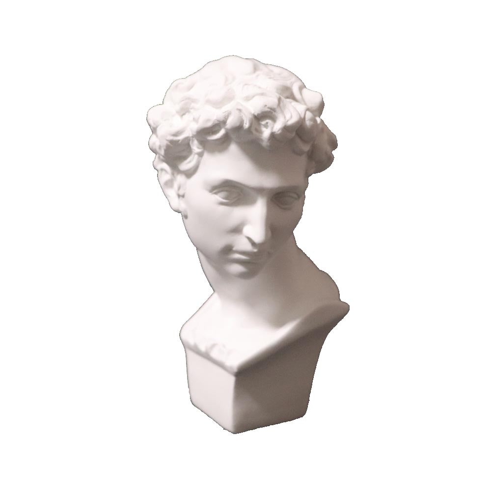 石膏風レプリカ像 1体 ディスプレイ模型 インテリア小物 サイズ:大 大きさ:約8x15x8cm(高さ15cm)