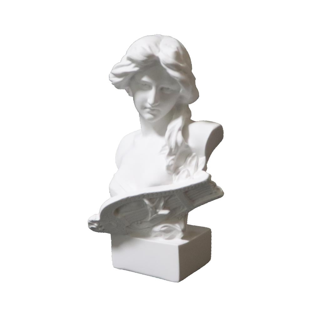 石膏風レプリカ像 1体 ディスプレイ模型 インテリア小物 サイズ:大 大きさ:約10x15x7cm(高さ15cm)