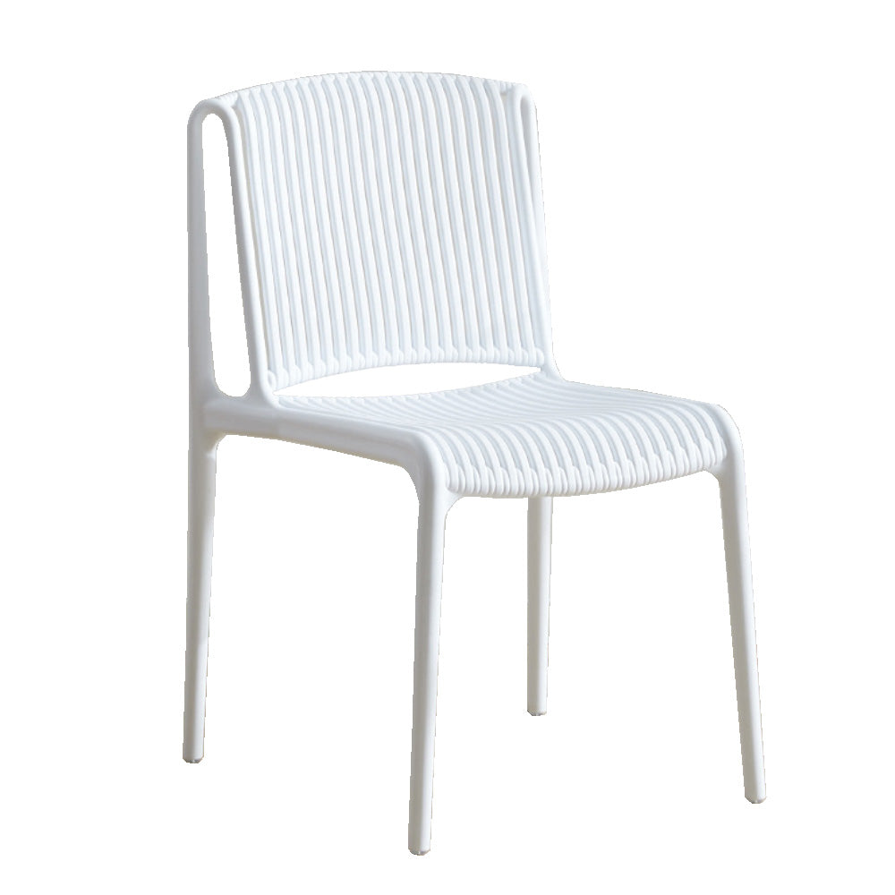 ダイニングチェア プラスチックチェア デザイナーズチェア イス インテリア カラー:ホワイト