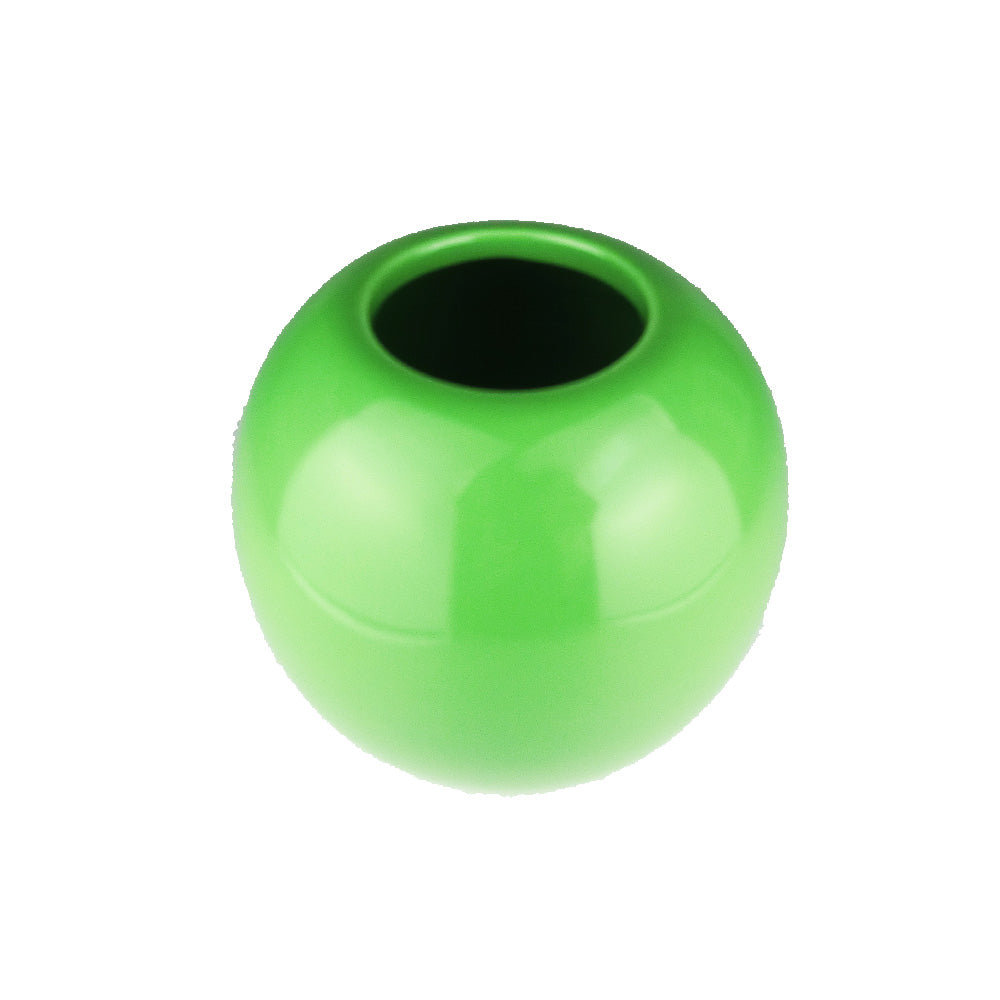 カラフルな花瓶 フラワーベース 鉢植え 陶器 ボウル シンプル カラー:グリーン 製品サイズ:直径約10cm 高さ約9cm 口径約5cm