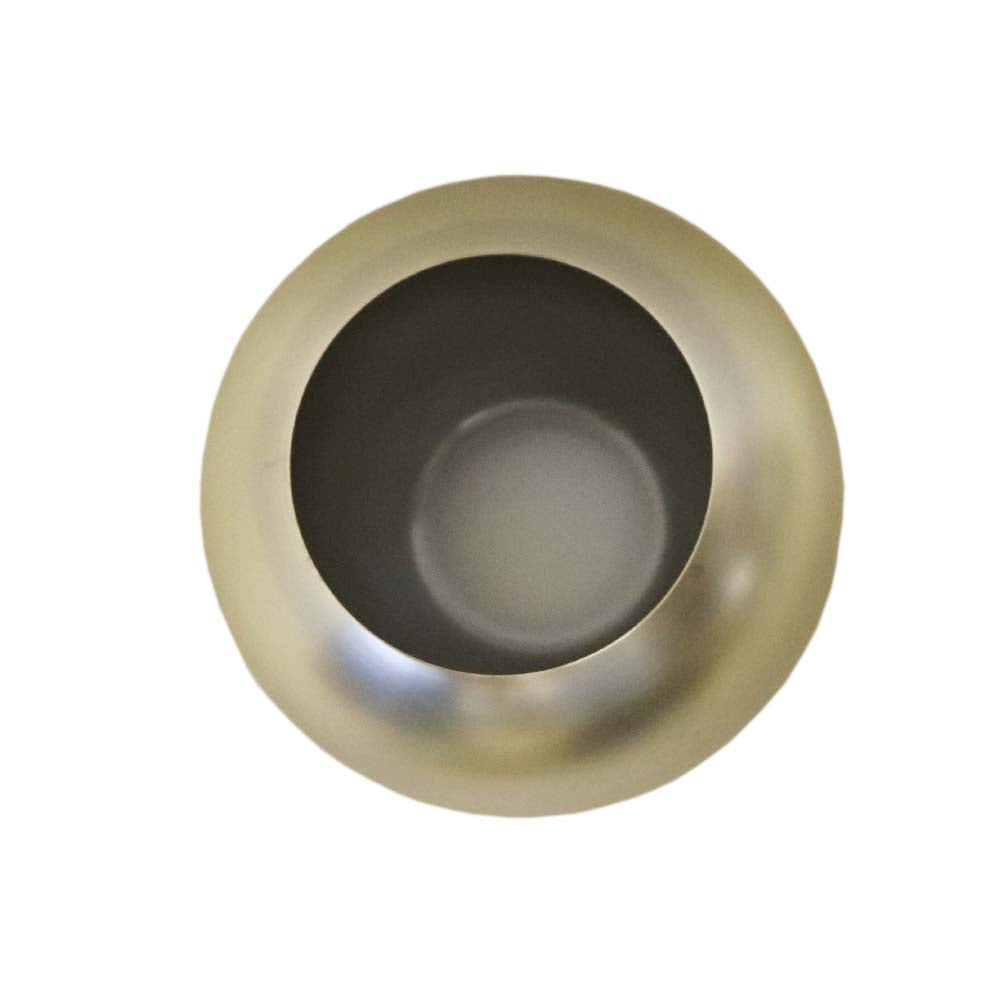 花瓶 フラワーベース 鉢植え ステンレス シンプル メタル 金属製鉢植え ボウル 製品サイズ:直径約14cm 高さ約10cm