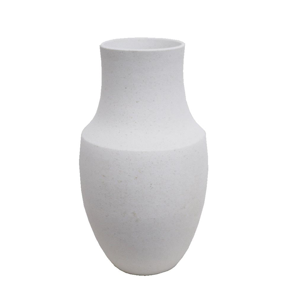 花瓶 大きめ フラワーベース 陶器 おしゃれ モダン 北欧風 インテリア シンプル リビング 玄関装飾用 壺 製品サイズ：約16ｘ16ｘ30cm