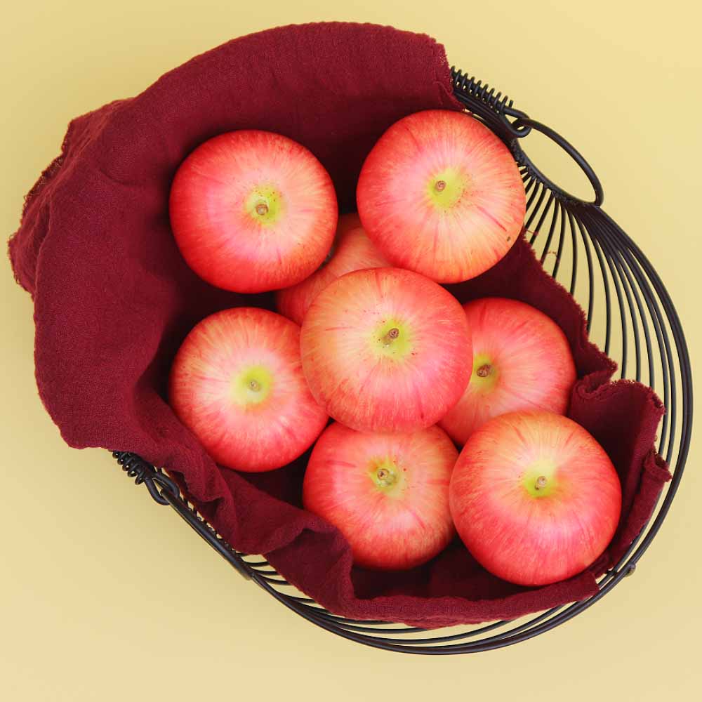 りんご　(紅UP)　本物そっくりな模型　8個セット　食品サンプル　果物模型　大きさ：約7cm（直径）1個の重量100g　加重タイプ
