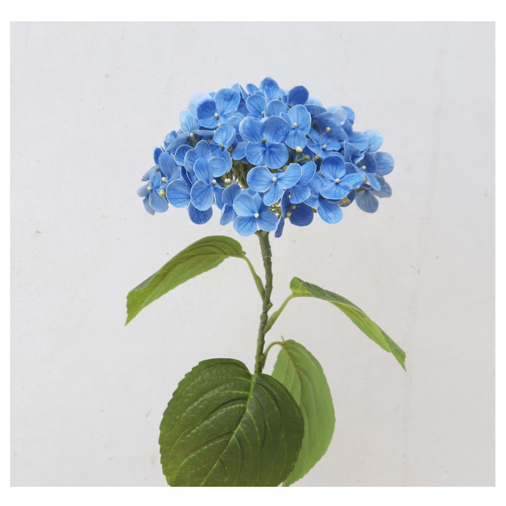 アジサイ　造花　フェイクグリーン　1本　ギフト・プレゼント　カラー：ブルー 1本あたりの製品サイズ：約 15x 15x 65cm