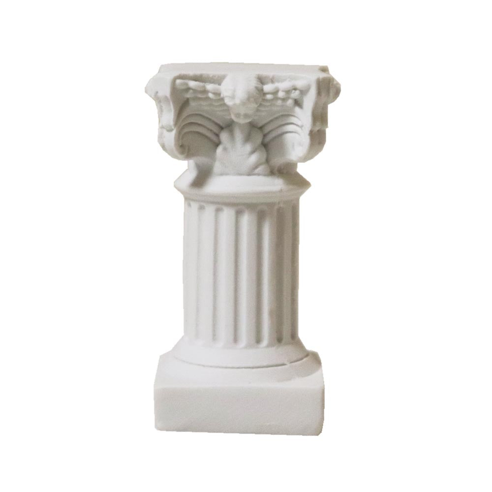 石膏風レプリカ像　柱　北欧風　インテリア小物　ディスプレイ　飾りつけ　模型　大きさ：約3.5x3.5x7cm