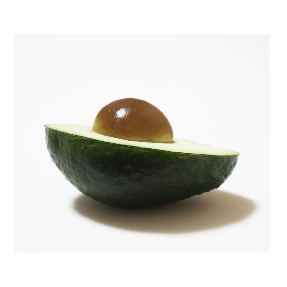 アボカド模型　本物そっくりな果物・野菜模型　3個パック　食品サンプル　カットタイプ