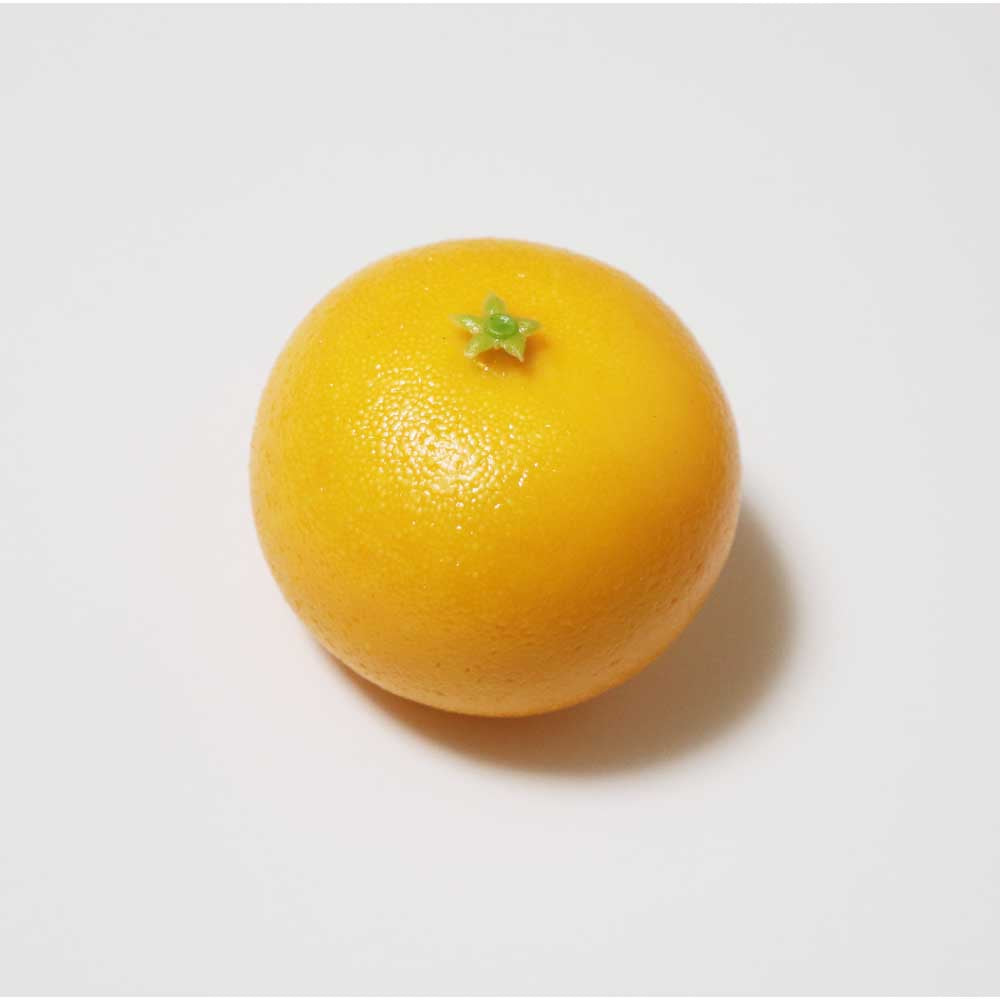 みかん模型 果物模型 本物そっくりの模型 8個パック 食品サンプル　タイプ（軽量・イエロー）