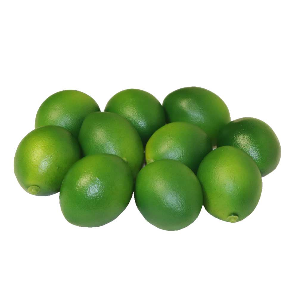 ライム・グリーンレモン模型 果物模型 本物そっくりの模型 10個パック 食品サンプル　タイプ（小型）１個の製品寸法：約4x4x5cm