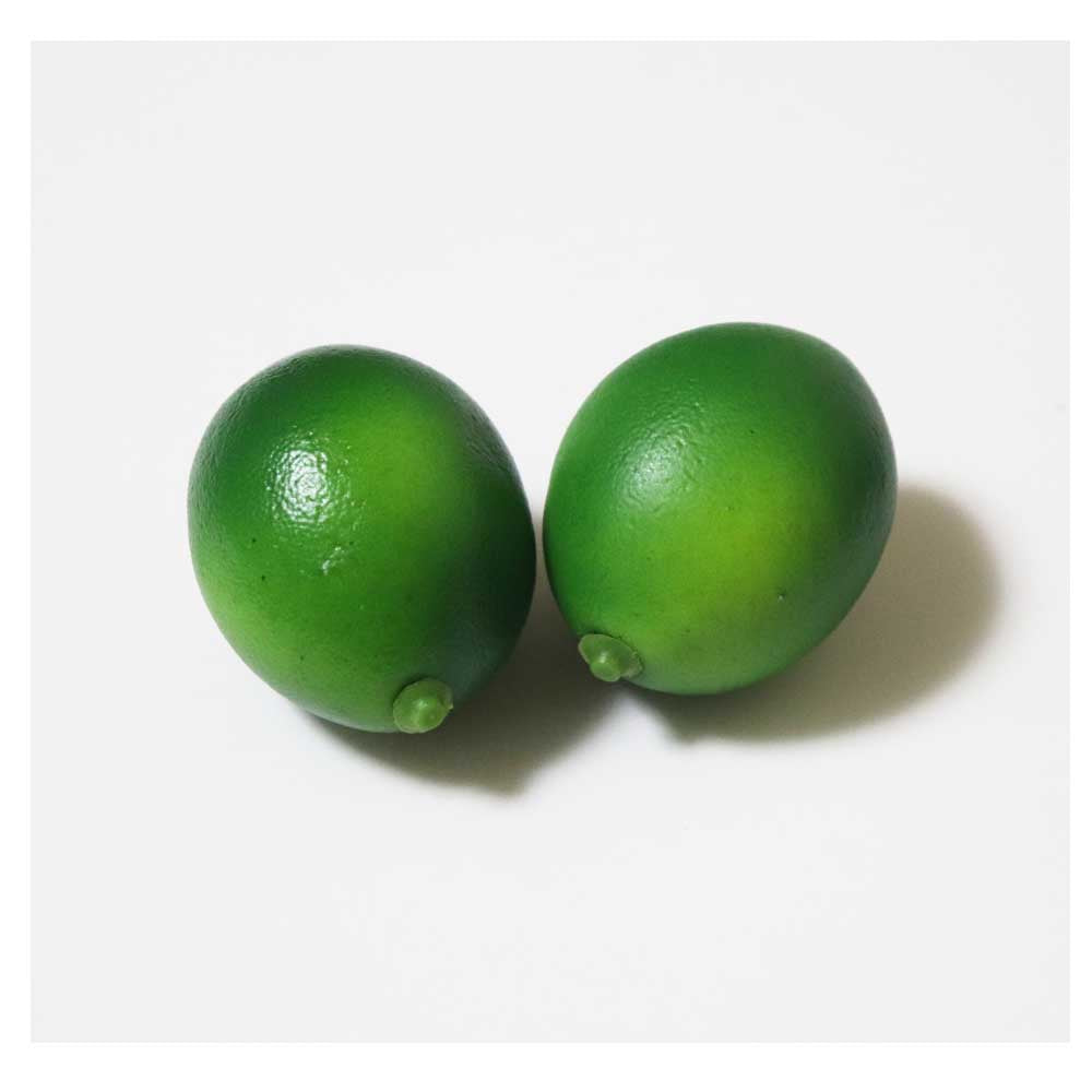 ライム・グリーンレモン模型 果物模型 本物そっくりの模型 10個パック 食品サンプル　タイプ（小型）１個の製品寸法：約4x4x5cm