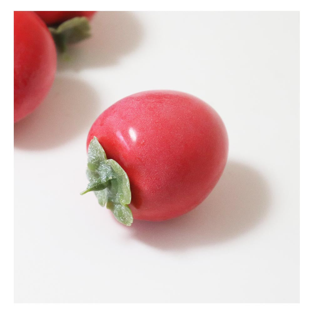 柿　かき　渋柿模型　果物模型　10個セット　食品サンプル模型　1個あたり製品寸法：約４ｘ４ｘ６cm 軽量 カラー：レッド