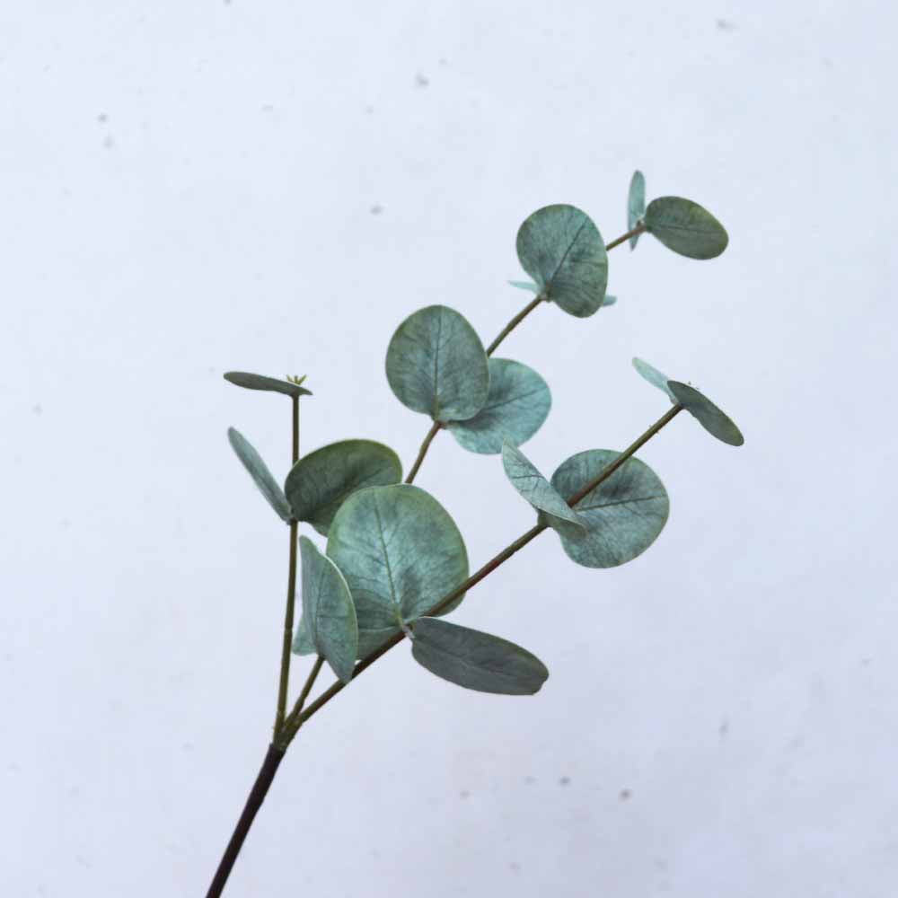 ユーカリ　造花　1本　フェイクグリーン　ギフト・プレゼント　グリーン　小　長さ約45cm