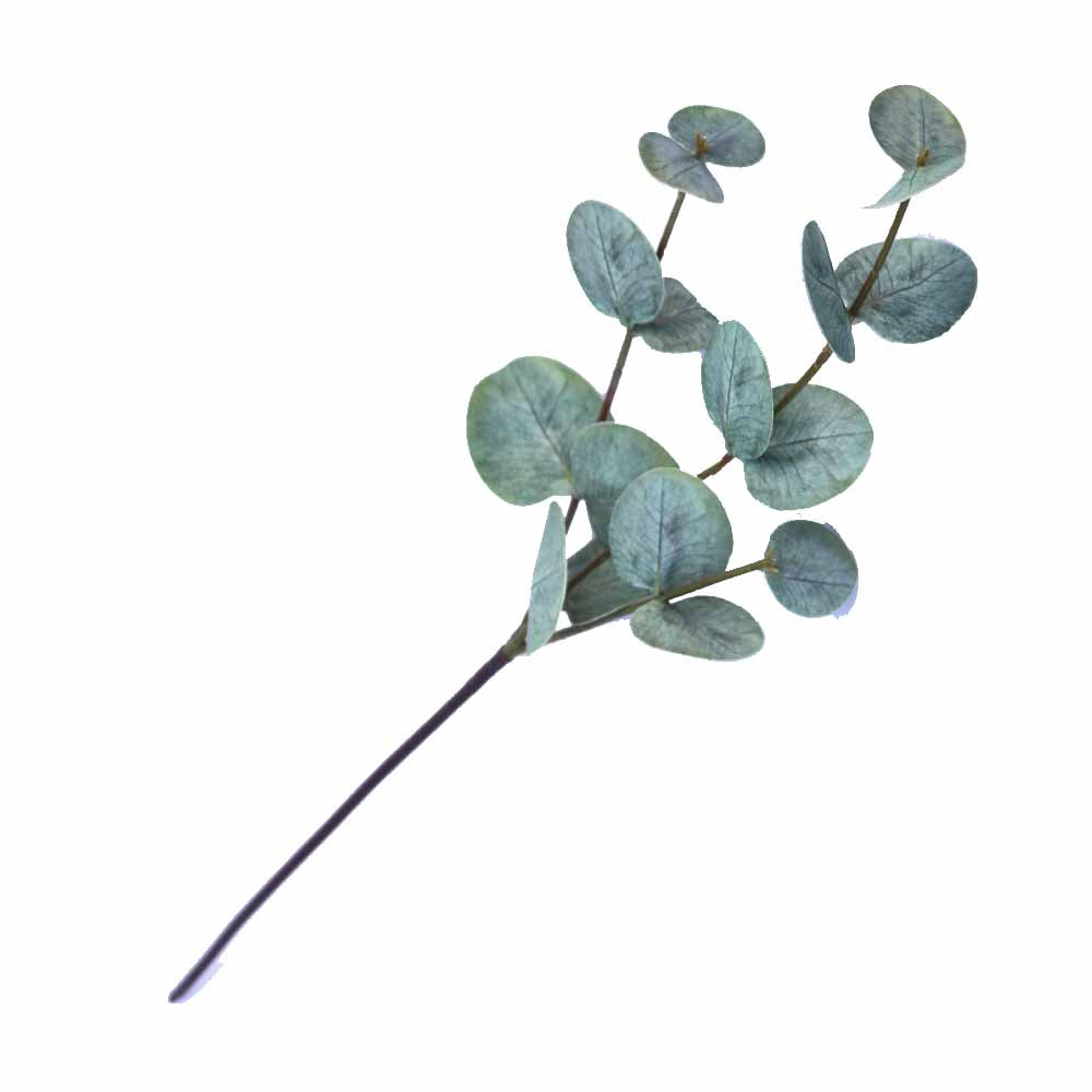 ユーカリ　造花　1本　フェイクグリーン　ギフト・プレゼント　グリーン　小　長さ約45cm