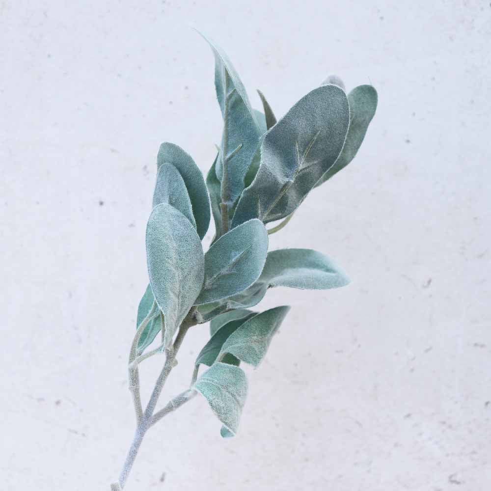 ラムズイヤー　造花　1本　フェイクグリーン　ギフト・プレゼント　小　長さ約38cm