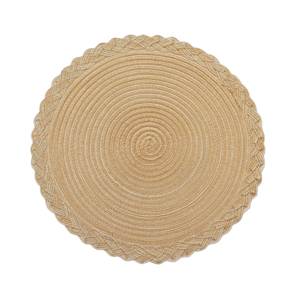麻製 ランチョンマット プレースマット 北欧 ナチュラル 洗える テーブルコーディネート テーブルマット おしゃれ 円形