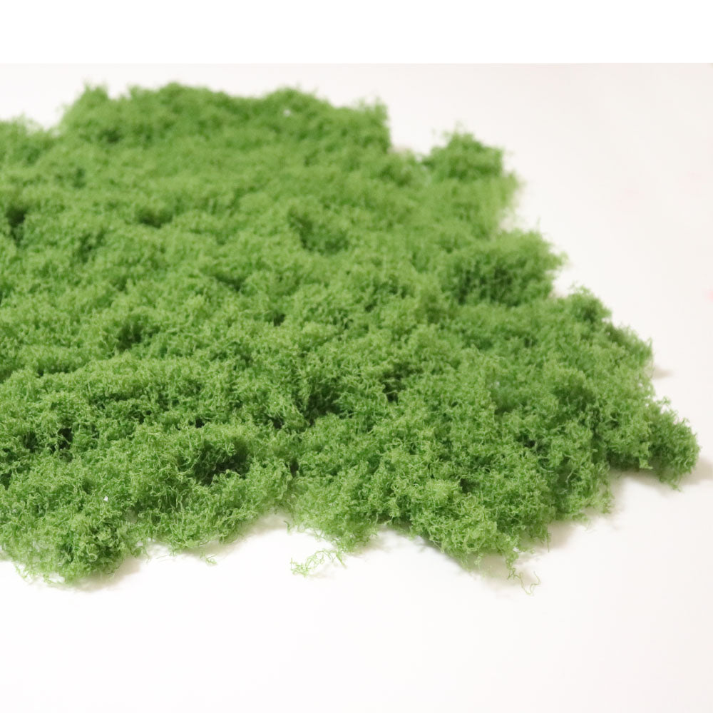 苔 造花 フェイクモス 人工苔 インテリアグリーン 苔風ディスプレイ 撮影小物 店舗装飾 ジオラマ ハンドメイド おしゃれ カラー：グリーン