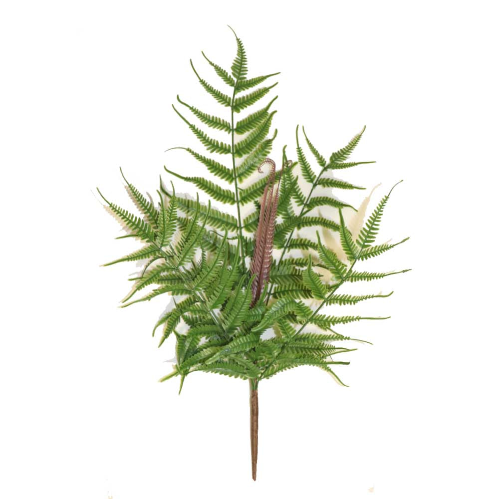 フェイクグリーン　シダ系観葉植物（直立タイプC）　造花　飾り付け　インテリア　ディスプレイ　商品サイズ：長さ約70cm