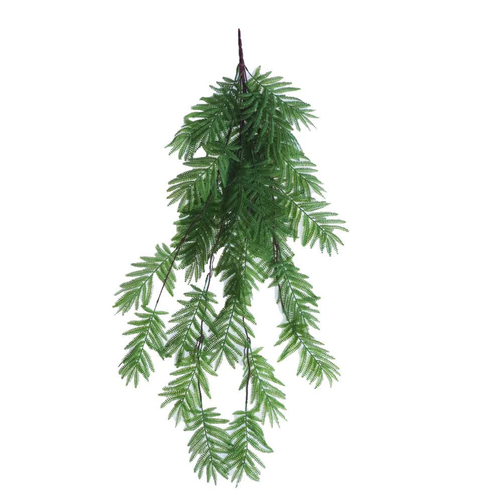 フェイクグリーン　シダ系観葉植物（下垂タイプA）　造花　飾り付け　インテリア　ディスプレイ 商品サイズ：長さ約110cm