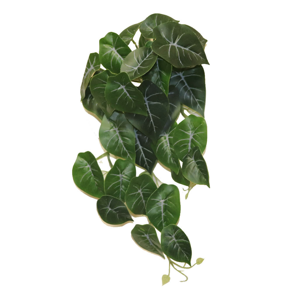 フェイクグリーン　ポトス・サトイモ系観葉植物（タイプB）　造花　目隠し・日よけ　ディスプレイ　商品サイズ：幅約25cm　長さ約45cm