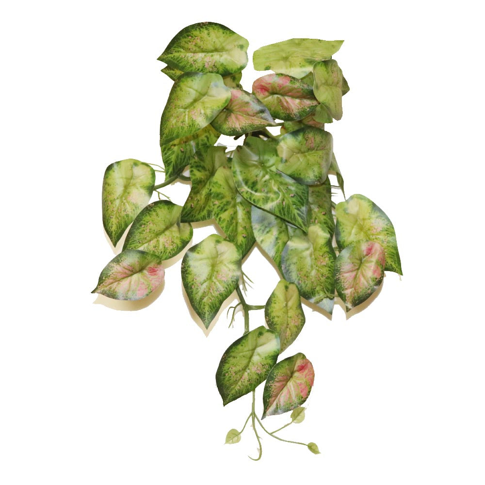 フェイクグリーン　ポトス・サトイモ系観葉植物（タイプC）　造花　目隠し・日よけ　ディスプレイ　商品サイズ：幅約25cm　長さ約45cm