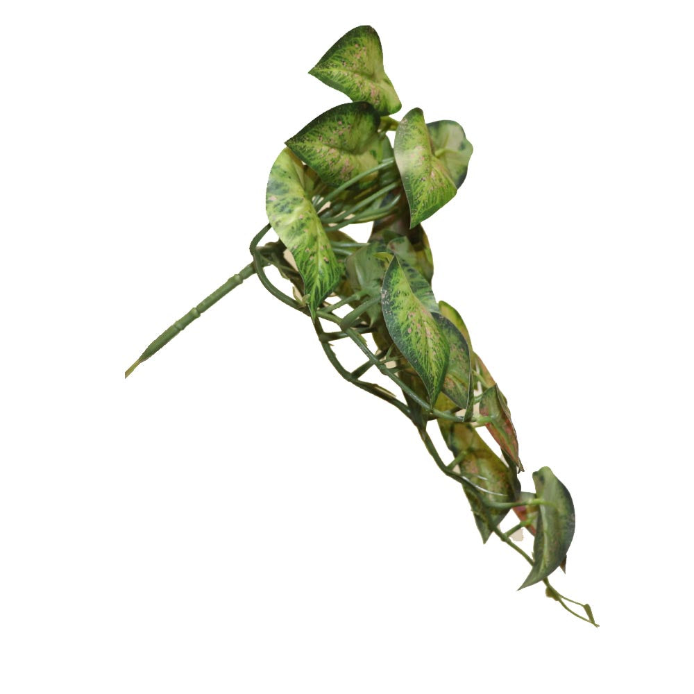 フェイクグリーン　ポトス・サトイモ系観葉植物（タイプC）　造花　目隠し・日よけ　ディスプレイ　商品サイズ：幅約25cm　長さ約45cm